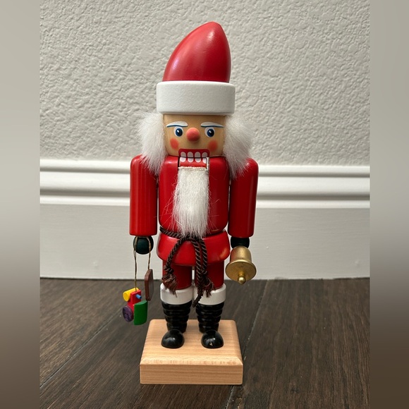 Seiffener Nubknackerhaus German Nutcracker Santa BellBox Christian Ulbricht READ - Picture 1 of 16